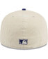 Фото #4 товара Men's White Los Angeles Dodgers Corduroy Classic 59FIFTY Fitted Hat