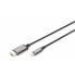 Фото #1 товара Кабель HDMI Digitus DIGITUS Cable adaptador de vídeo USB-C™ - HDMI®, UHD 4K / 30 Hz Серый 1,8 m