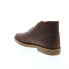 Фото #6 товара Clarks Desert Boot 2 26155498 Mens Brown Wide Leather Lace Up Chukkas Boots 9.5
