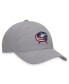 Фото #4 товара Men's Gray Columbus Blue Jackets Extra Time Adjustable Hat