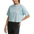 Фото #1 товара Calvin Klein 280339 Women's Performance Print Patch Logo Short Sleeve,Size Large