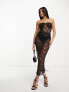 Фото #1 товара Fashionkilla lace corset body co-ord in black