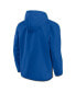 ფოტო #3 პროდუქტის Men's Royal New York Islanders Flagrant Foul Anorak Raglan Half-Zip Hoodie Jacket