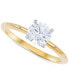 ფოტო #1 პროდუქტის IGI Certified Lab Grown Diamond Engagement Ring (1 ct. t.w.) in 14k White Gold or 14k Gold & White Gold