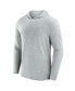 Men's Gray New York Giants Front Office Tech Lightweight Hoodie T-Shirt