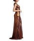 ფოტო #5 პროდუქტის Women's Houghton Metallic Crisscross Draped Gown