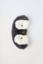 Фото #8 товара Маска для сна из искусственного меха с деталью «пингвин» ZARA