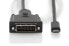 DIGITUS USB Type-C adapter / converter cable, Type-C to DVI