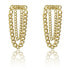 Фото #1 товара Beautiful gilded earrings Celine Gold Earrings MCE23134G