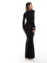 Фото #5 товара NA-KD x Claire Rose cut out maxi dress in black