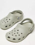 Crocs unisex classic clogs in elephant grey