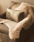 Фото #8 товара Long faux fur throw