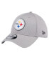 Фото #1 товара Men's Gray Pittsburgh Steelers Active 39thirty Flex Hat