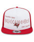 Фото #2 товара Men's White, Red Tampa Bay Buccaneers Banger 9FIFTY Trucker Snapback Hat