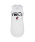 Топ-танк Женский Sportiqe Miami Heat 2023 NBA Finals Janie Tri-Blend Белый Белый, S - фото #1