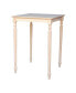 Фото #1 товара Solid Wood Top Table - Turned Legs