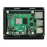 Фото #3 товара Case for Raspberry Pi 4B box V2 DIN - black-transparent