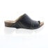 Fly London Sive SIVE866FLY-000 Womens Black Leather Wedges Sandals Shoes