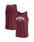 Фото #2 товара Men's Maroon Texas A&M Aggies Block Arch Tank Top