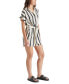 ფოტო #3 პროდუქტის Women's Tori Tie-Waist Button-Front Romper