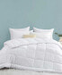 Medium Weight Quilted Down Alternative Comforter with Duvet Tabs, Twin