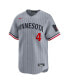 Фото #2 товара Men's Carlos Correa Gray Minnesota Twins Home Limited Player Jersey