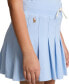 ფოტო #3 პროდუქტის Big Girls Pleated Mesh Drawstring Skort