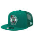 Фото #1 товара Men's Kelly Green Boston Celtics Evergreen Meshback 9FIFTY Snapback Hat