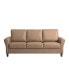 Фото #1 товара 80.3" W Faux Leather Wilshire Sofa with Rolled Arms
