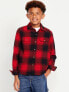 Фото #1 товара Soft-Brushed Flannel Pocket Shirt for Boys