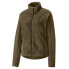 Puma Seasons Fleece Full Zip Jacket Womens Green Casual Athletic Outerwear 52258