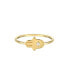 ფოტო #1 პროდუქტის 14K Gold Diamond Hamsa Ring