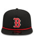 Фото #4 товара Men's Black Boston Red Sox Branch Golfer Snapback Hat