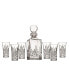 Фото #3 товара Dublin Crystal 7 Piece Spirits Decanter & Shot Glass Set