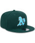 Фото #3 товара Men's Green Oakland Athletics 2024 Father's Day 9FIFTY Snapback Hat