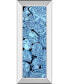 Blue Peonies I by Melissa Wang Mirror Framed Print Wall Art, 18" x 42"