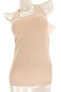 Фото #1 товара X by Gottex 258180 Peach Skin Collection Blush Heather Activewear Tank Size XS