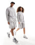 Фото #3 товара ASOS DESIGN unisex co-ord oversized sweatshirt with seam detail in washed grey