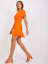 Sukienka-DHJ-SK-9651-1.20-pomarańczowy