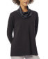 Фото #3 товара Women's Serenity Satin Cowl-Neck Knit Tunic