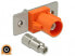 Фото #2 товара Delock 89828 - Pin header - Straight - Female - Orange,Stainless steel - 21.2 mm - 2.4 cm