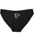 Фото #1 товара Women's Black Atlanta Falcons Solid Logo Panties