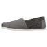 TOMS Alpargata Slip On Mens Grey Casual Shoes 10009205T