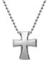 ფოტო #1 პროდუქტის Cross Pendant Necklace in Sterling Silver