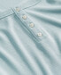 Фото #4 товара Пижама женская State of Day Ribbed Henley Modal Sleep Tank Top, созданная для Macy's