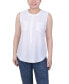 Фото #1 товара Petite Sleeveless Air Flow Blouse