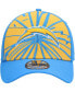 Фото #3 товара Men's Gold, Powder Blue Los Angeles Chargers Shattered 39THIRTY Flex Hat