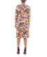 Фото #2 товара Коктейльное платье 24seven Comfort Apparel женское Faux Wrap Knee Length