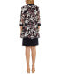 ფოტო #2 პროდუქტის Women's 2-Pc. Printed Mesh Jacket & Scoop-Neck Necklace Dress Set