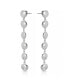 Polished Pebble Linear Dangle Earrings